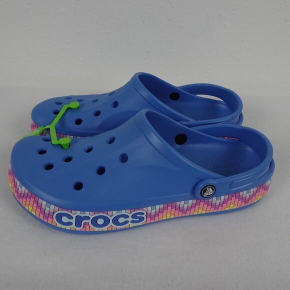 Crocs Bayaband Chevron Clog Men Size 13 US 208100-4SO Blue main image 10